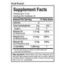 Allmax Nutrition Liquid L-Carnitine (473 ml) Fruit Punch supplement facts of ingredients. Helps convert fat into energy as a weight loss support.
