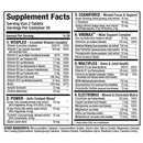 Allmax Nutrition Vitaform for MEN (60 tabs) supplement facts of ingredients | Complete Men's Multi-Vitamin