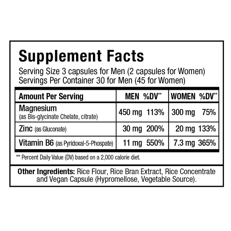 Buy Now! Allmax Nutrition ZMX (90 Capsules) supplement facts of ingredients. ZMA supplement to help with sleep and balance testosterone in men and women.