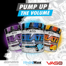 ANS Performance Dilate (30 servings) image for instagram with bottle images. This amazing product stimulates nitric oxide production & greatly boosts your performance in the gym!