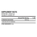 ANS Performance Glutamine Powder (300 g) supplement facts of ingredients. Glutamine can boost your immune system and prevent muscle breakdown.
