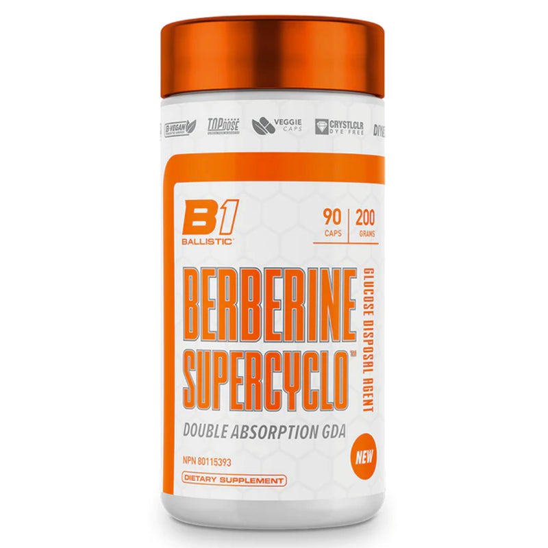 Buy Now! Ballistic Labs Berberine Supercyclo (90 caps). Now you can eat your carbs and store less fat, get leaner, have more available cellular energy for training and life, and create much better muscular pumps at the gym just from taking one capsule of Berberine SuperCyclo™ before a moderate to high carbohydrate meal.