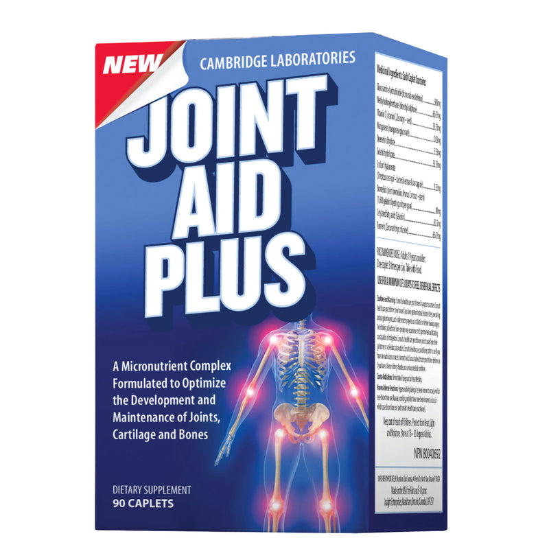 Buy Now! Cambridge Laboratories Joint Aid Plus (90 caps). Joint Aid Plus helps promote both the rebuilding of damaged joints and the ongoing maintenance of healthy joints.