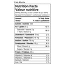 Buy Now! Daryl's Performance Protein Bars Cafe Mocha (box) supplement facts of ingredients. With 22g of high-quality whey protein and only 4g of sugar, our Cafe Mocha protein bars are packed with a smooth, creamy texture and a burst of roasted coffee flavour.
