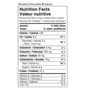 Daryl's Performance Protein Bars Double Chocolate Brownie (box) supplement facts of ingredients. With 22g of high-quality whey protein and only 4g of sugar, our Double Chocolate Brownie protein bars deliver the goods, along with the velvety delight of a chocolate brownie, layered with caramel and chocolate chips.