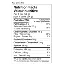 Daryl's Performance bars Key Lime Pie (box) supplement facts of ingredients. With 20g of high-quality whey protein and only 5g of sugar, our Key Lime Pie protein bars deliver the goods, along with a tangy citrus and lite vanilla flavour that recalls the sweet satisfaction of the creamy, Southern, meringue-topped dessert.