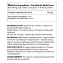One Brand Nutrition Pure Creatine HCl Powder (200 Servings) supplement facts of ingredients. OneBrands Pure Unflavoured Creatine HCl is the cleanest form of Creatine hydrochloride on the Canadian market with the greatest absorption and effectiveness compared to all other forms of Creatine.