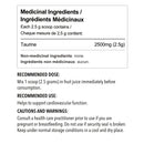 One Brand Nutrition 100% Pure Taurine Powder (500 g) L-Taurine supplement facts of ingredients and directions. Taurine helps increase physical stamina and improve athletic performance.