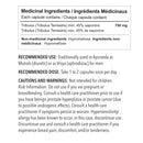 One Brand Nutrition Tribulus 750 (240 Caps) supplement facts of ingredients. | 100% Pure Tribulus Terrestris | Tribulus Terrestris is a potent natural testosterone enhancer. Studies show that it works very well for increasing sex drive too! 