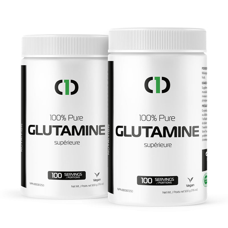 60% OFF 2nd | One Brand Nutrition Glutamine (2 x 500g)