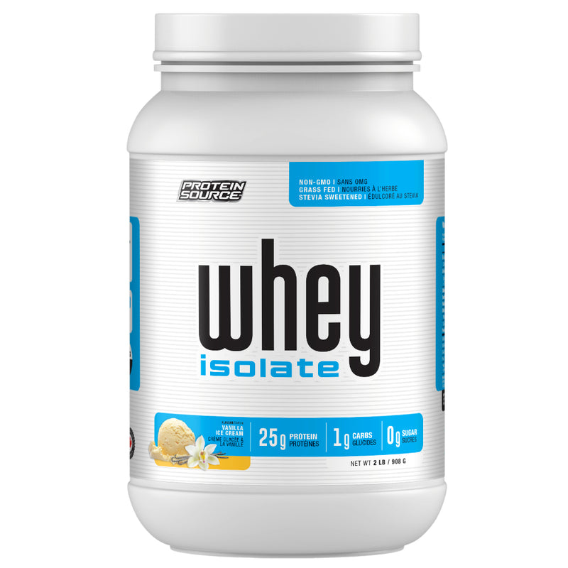 Buy Now! Protein Source Whey Isolate (2 lbs) Vanilla. Protein Source Whey Protein is a convenient and great tasting option for individuals who are wanting to add more protein to their diet.