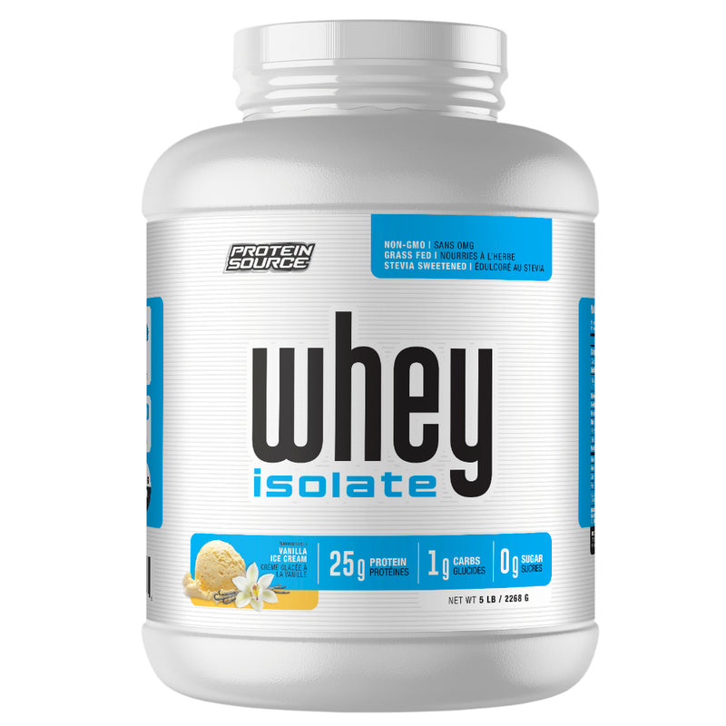 Buy Now! Protein Source Whey Isolate (5 lbs) Vanilla Ice Cream. Whey Protein is the ideal option for vegetarians and individuals with gluten intolerance.
