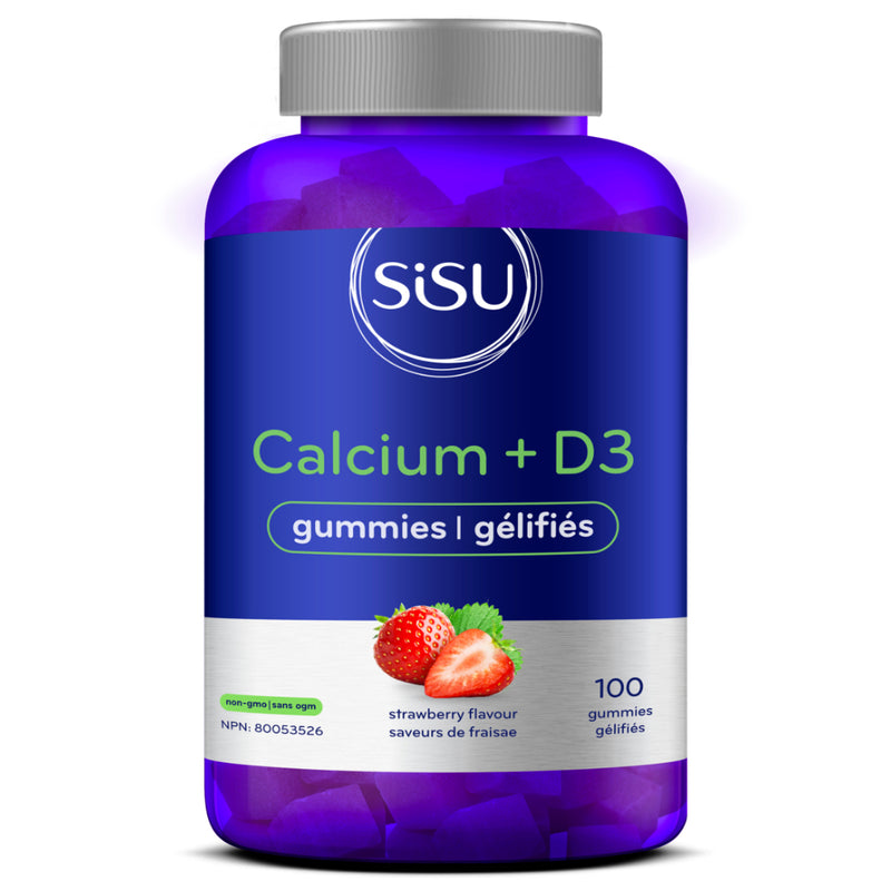 SISU | Calcium & D3 Gummies (100 Gummies)