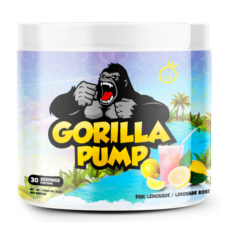 Buy Now! Yummy Sports Gorilla PUMP (30 servings) Pink Lemonade. Gorilla Pump is the newest non-stim pre-workout pump formula from Yummy Sports. The active ingredients provides you with a fast and efficient pump throughout your workout. 